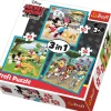 Puzzle 3in1 Mickey Mouse