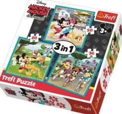 Puzzle 3in1 Mickey Mouse