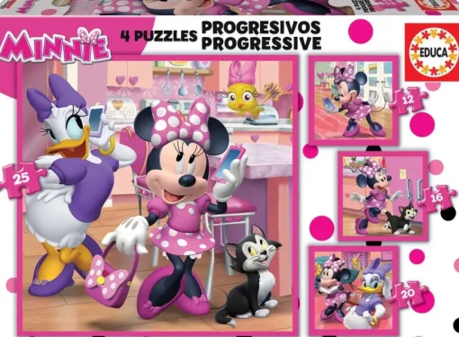 Puzzle 4in1 Minnie Happy Helper