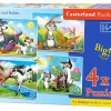 Puzzle 4in1 Mothers and babies
