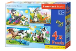 Puzzle 4in1 Mothers and babies