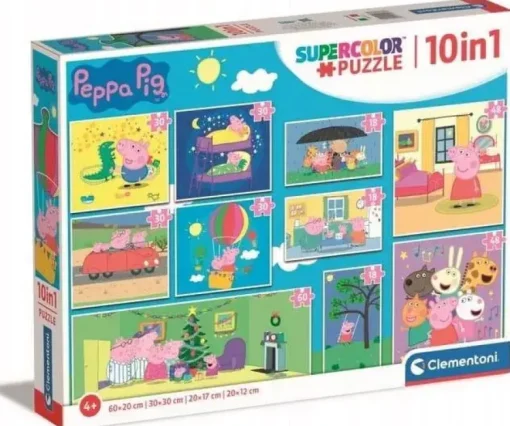 Puzzle 10in1 Piglet Peppa clementoni