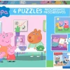 Puzzle 4in1 Progressive Peppa piglet