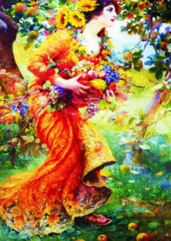 Puzzle In the fruit garden
