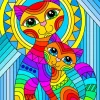 Puzzle Inseparable Cat and Kitten