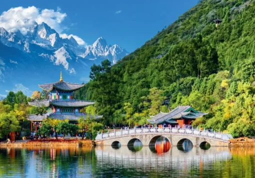 Puzzle Jade Dragon Snow Mountain