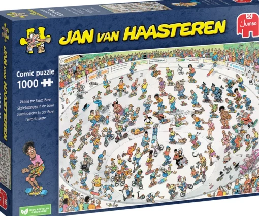 Puzzle Jan Van Haasteren: Riding The Skate Bowl