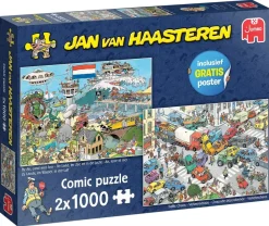 Puzzle Jan Van Haasteren: Traffic Chaos & By Air Land and Sea
