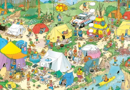 Puzzle Jan van Haasteren: Camping in the Forest II