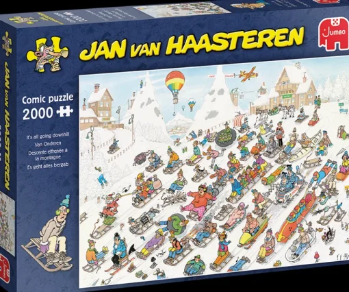 Puzzle Jan van Haasteren: It鈥檚 all going downhill