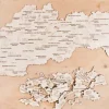 Puzzle Jaskyne a prír. úkazy drevené puzzle v krabi膷ke