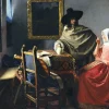 Puzzle Johannes Vermeer - The Glass of Wine, 1661