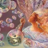 Puzzle Josephine Wall: Bubble Flower III