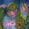 Puzzle Josephine Wall: Peacock Goddess