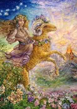 Puzzle Josephine Wall: Zodiac Aries / 0031 /