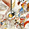 Puzzle Kandinsky: Bustling Aquarelle