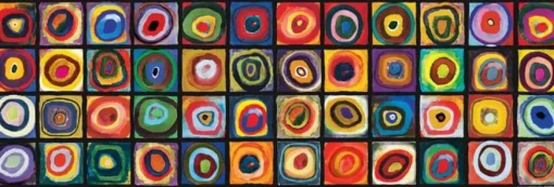 Puzzle Kandinsky: Color Study of Squares