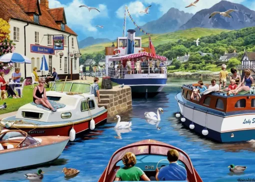 Puzzle Kevin Walsh - A Day on The River
