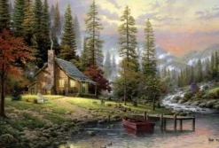 Puzzle Kinkade: A Peaceful Retreat