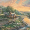 Puzzle Kinkade:  Daybreak at Emerald Valley