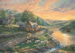 Puzzle Kinkade:  Daybreak at Emerald Valley