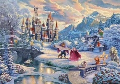 Puzzle Kinkade Disney - Beauty and the Beast, Magic