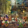 Puzzle Kinkade: Disney Dreams Collection: Mickey & Minnie Halloween Fun
