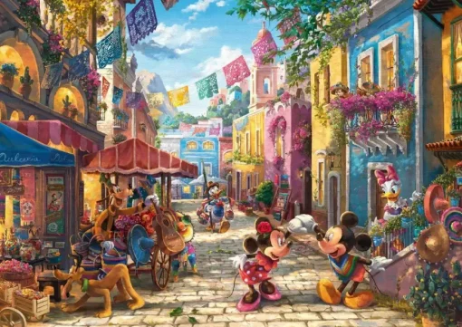 Puzzle Kinkade: Disney: Mickey & Minnie in Mexico