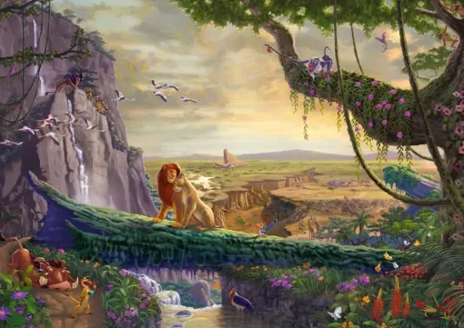 Puzzle Kinkade: Lion King - Return to Pride Rock鈥