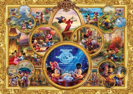 Puzzle Kinkade: Mickey & Minnie Disney Dreams Collection