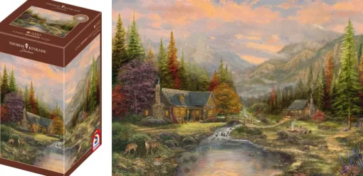 Puzzle Kinkade:  Sierra Paradise - wooden