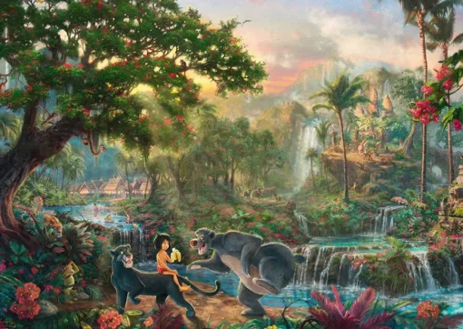 Puzzle Kinkade: The Jungle Book