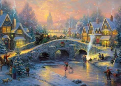Puzzle Kinkade: Winter village