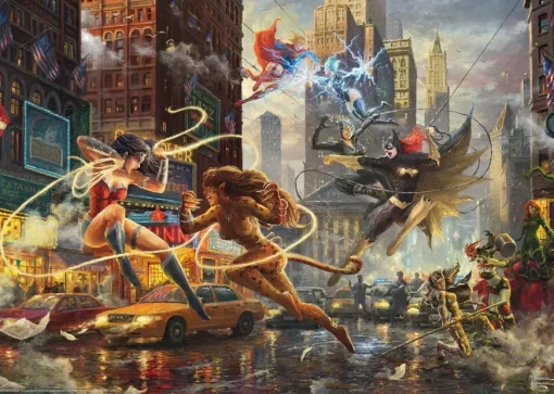Puzzle Kinkade: Women of DC Comics