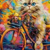 Puzzle Kittens Floral Ride