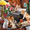 Puzzle Kittens in the Writer's Office XXL
