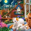 Puzzle Kittens on the Roof