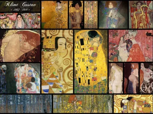 Puzzle Klimt: Collage