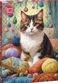 Puzzle Knitty Cat