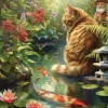 Puzzle Koi Cat