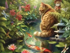 Puzzle Koi Cat