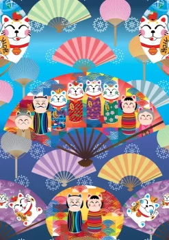 Puzzle Kokeshi World