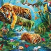Puzzle Krasny: Tigers Idyll