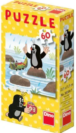 Puzzle Krtko a húsenka 60 dielikov