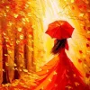 Puzzle Lady Autumn