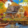 Puzzle Lake house