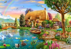 Puzzle Lakeside Cottage II bluebird 1000