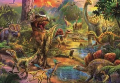 Puzzle Land of dinosaurs