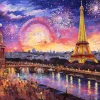 Puzzle Landscape In Pointillism