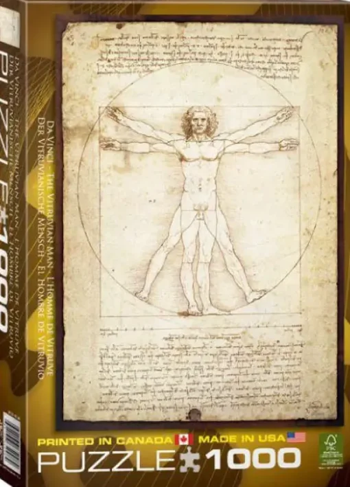 Puzzle Leonardo da Vinci: Vitruvian Man